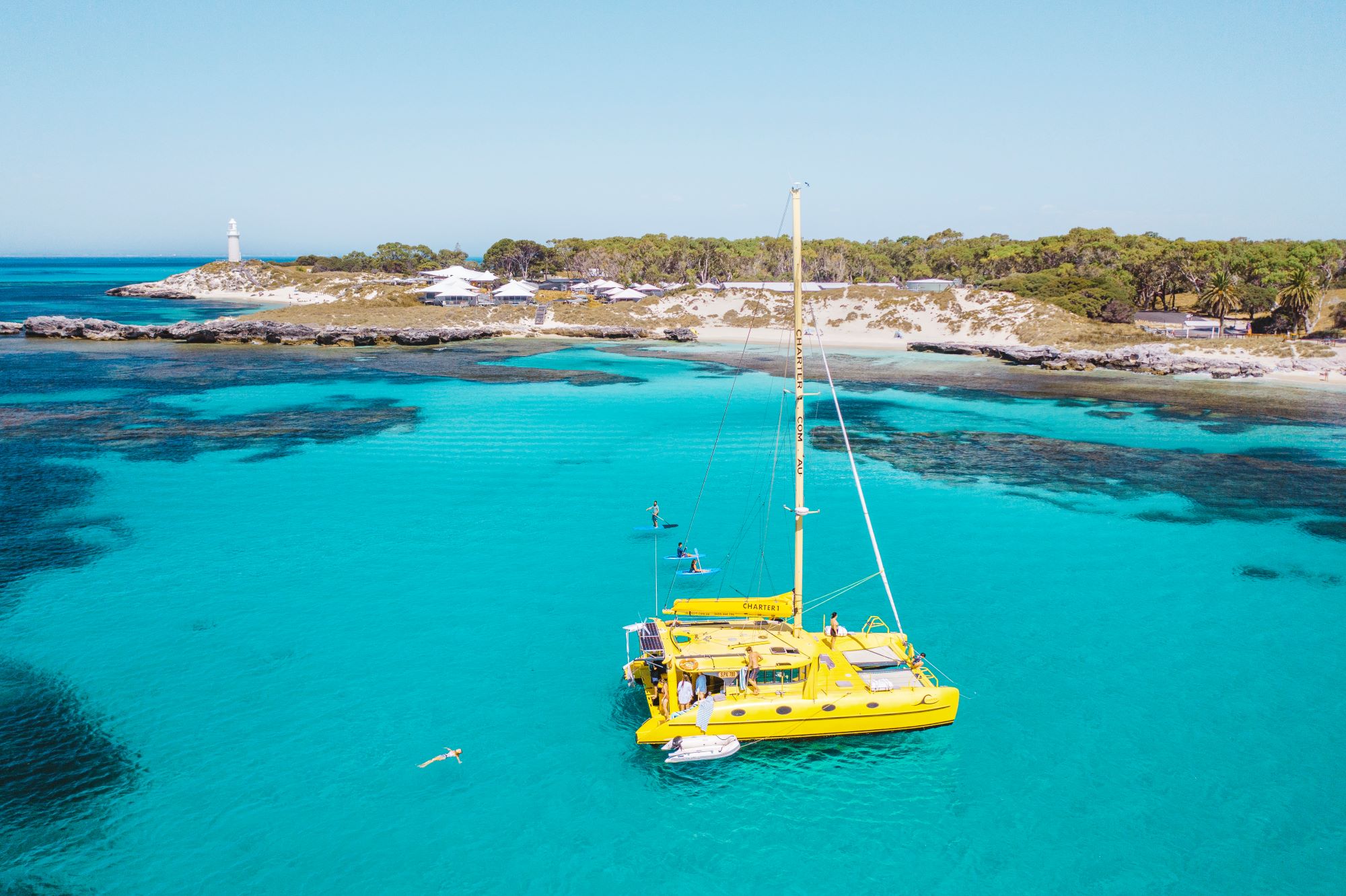 Rottnest Island Snorkel Tour Charter 1 Drone 2